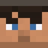 Head of the Astro Explorer Minecraft skin, astroworld style
