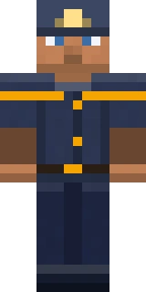 The Astro Miner Minecraft skin shown flat from the front, the astroworld outfit as it sits in the skin file