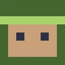 Face of an example fantasy Minecraft skin, elf style