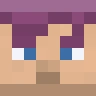 Face of an example girls Minecraft skin, cute style