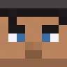 Face of an example modern Minecraft skin, streetwear style