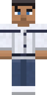Example modern Minecraft skin shown flat from the front, in the streetwear and hoodie style this category is known for