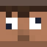 Head of the Derp Steve Minecraft skin, derp style