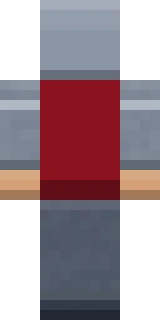 The back of the Iron Knight Minecraft skin, flat from the file: the back of the medieval outfit with its knight and armor detailing