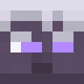 Head of the Shadow Elf Minecraft skin, elf style