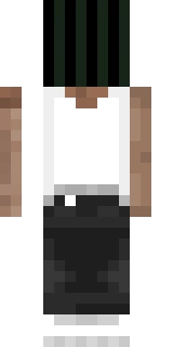 The back of the Minecraft skin worn by Bigre, shown flat with the same pixels the game wraps around the back of the player model