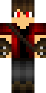 The Minecraft skin worn by Cortezerino, shown flat from the front: a orange and black 64x64 skin on the steve model with 211 distinct colours