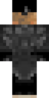 The back of the Minecraft skin worn by hypnotizd, shown flat with the same pixels the game wraps around the back of the player model