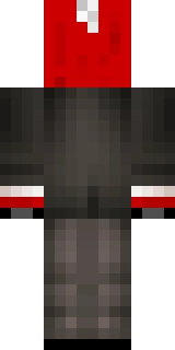 The back of the Minecraft skin worn by JackSucksAtLife, shown flat with the same pixels the game wraps around the back of the player model
