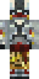 The back of the Minecraft skin worn by JJoNak, shown flat with the same pixels the game wraps around the back of the player model
