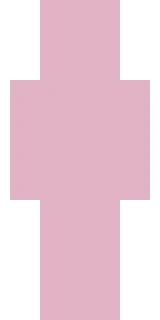 The back of the Minecraft skin worn by Mysticat, shown flat with the same pixels the game wraps around the back of the player model