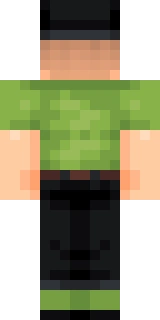 The back of the Minecraft skin worn by Sigils, shown flat with the same pixels the game wraps around the back of the player model
