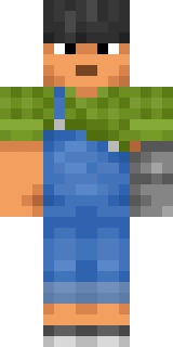 The Minecraft skin worn by Vortexus, shown flat from the front: a blue and orange 64x64 skin on the steve model with 50 distinct colours