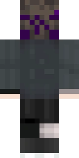 The back of the Minecraft skin worn by Wifies, shown flat with the same pixels the game wraps around the back of the player model