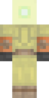 The back of the Minecraft skin worn by Xisuma, shown flat with the same pixels the game wraps around the back of the player model